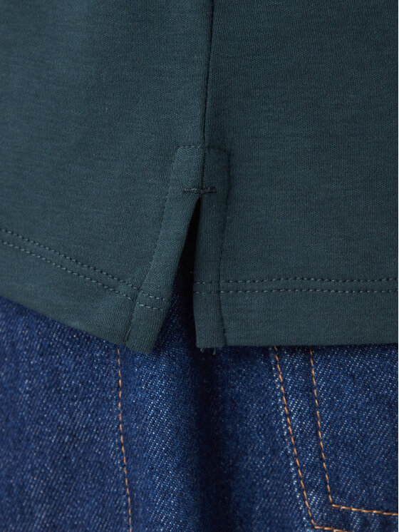 Calvin Klein Calvin Klein Polo LV040EM909 Zielony Regular Fit