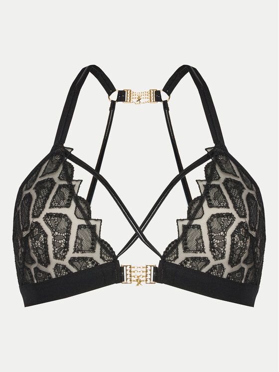 Chantelle Chantelle Σουτιέν Bralette Reptilla C01LP9 Μαύρο