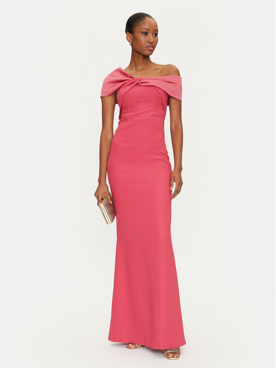 Marciano Guess Marciano Guess Abendkleid 5GGK11 7300A Korallenfarben Slim Fit