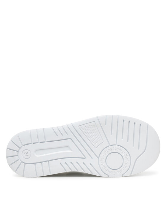 Calvin Klein Jeans Calvin Klein Jeans Laisvalaikio batai Low Cut Lace-Up Sneaker V3A9-82013-1355 M Balta