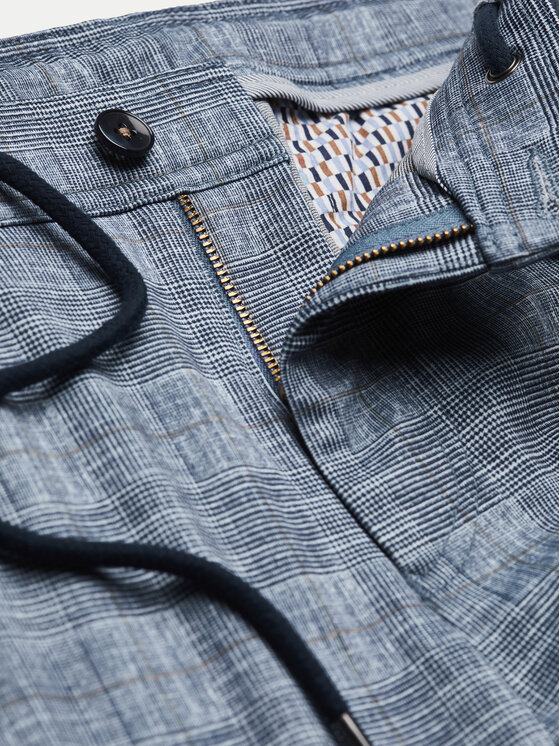Bugatti Bugatti Chinos 4036 56818A Kék Slim Fit