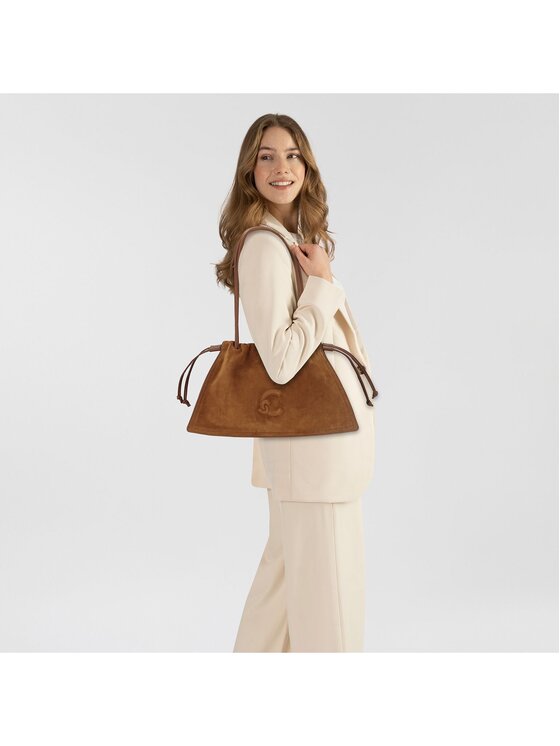 Coccinelle Coccinelle Borsetta Dulse Suede Medium Marrone