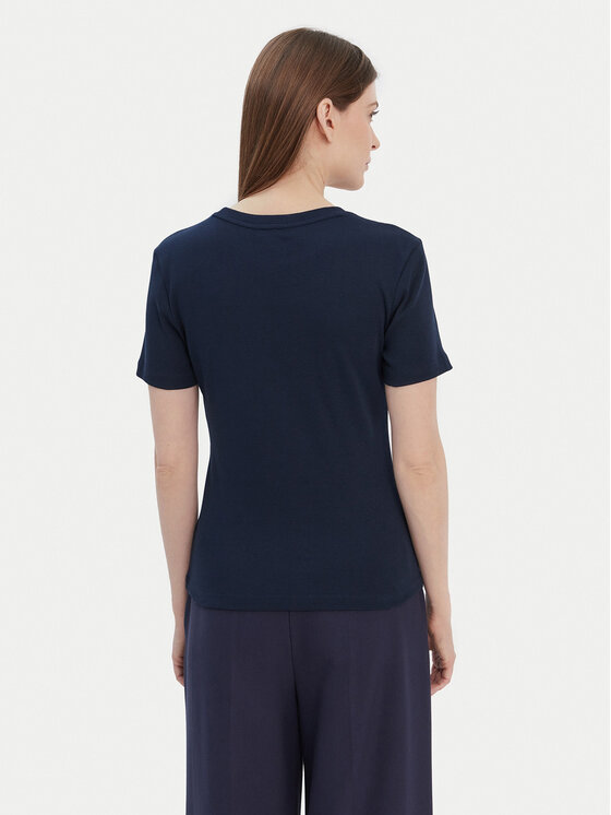 Tommy Hilfiger Tommy Hilfiger T-särk New Cody WW0WW40587 Tumesinine Regular Fit