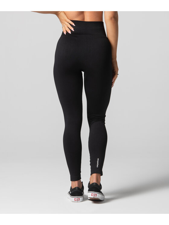 Carpatree Carpatree Legginsy Arcade Leggings Czarny Fitted Fit