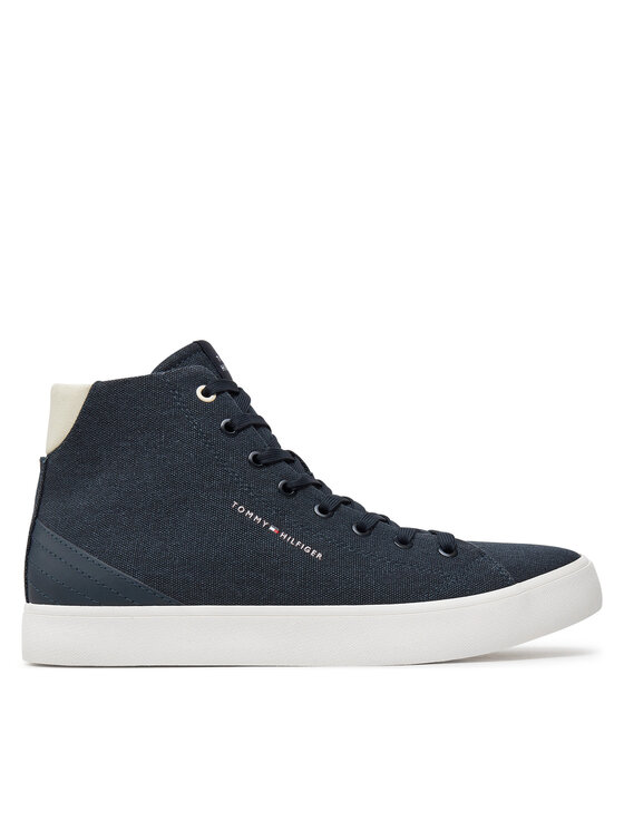 Tommy Hilfiger Tenisenes Th Hi Vulc Summer Cvs FM0FM05076 Tumši zils