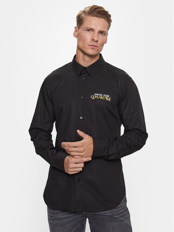 Versace Jeans Couture Versace Jeans Couture Košile 75GALYS3 Černá Regular Fit