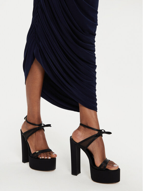 NORMA KAMALI NORMA KAMALI Koktejlové šaty KK2243PL287951 Tmavomodrá Slim Fit