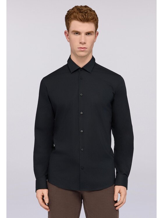 Trussardi Trussardi Camicia 5004N000006N033 Nero Regular Fit