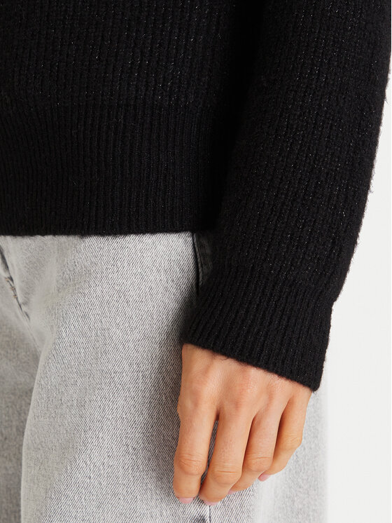 Morgan Morgan Rollkragenpullover 232-MSTORI Schwarz Regular Fit