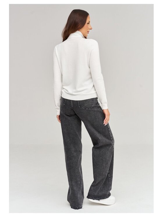 Makadamia Makadamia Golf C106 Biały Loose Fit