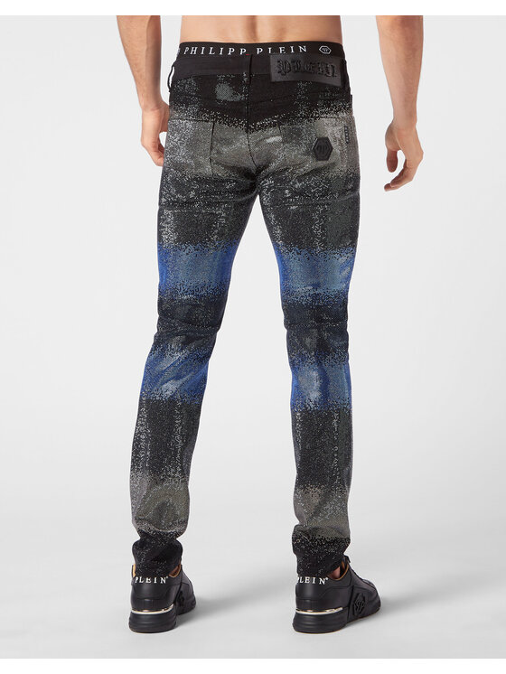 PHILIPP PLEIN PHILIPP PLEIN Jeansy 4351 Kolorowy Straight Leg