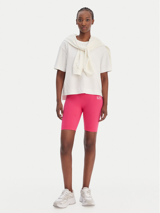 EA7 Emporio Armani EA7 Emporio Armani Dviratininkų šortai 7W000511 AF12625 UA277 Rožinė Slim Fit