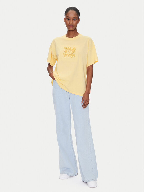 ViCOLO ViCOLO Póló RD0119 Sárga Regular Fit