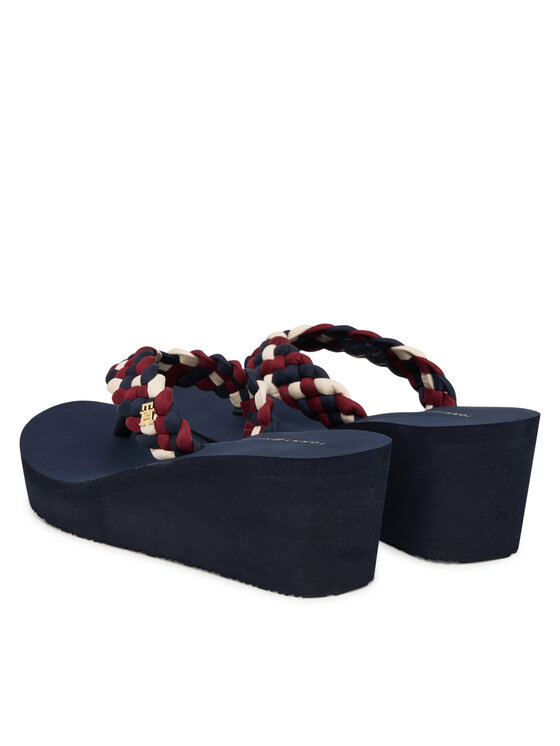 Tommy Hilfiger Tommy Hilfiger Flip-flops Th Wedge Braided Summer Sandal FW0FW09198 Színes