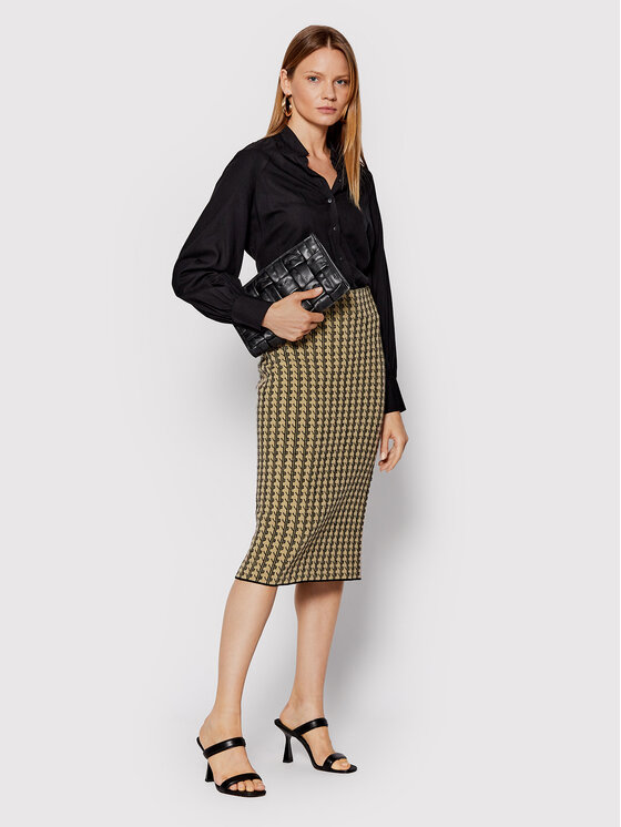 Victoria Victoria Beckham Victoria Victoria Beckham Zīmuļveida svārki 1322KSK003784A Bēšs Slim Fit