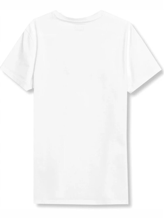 4F 4F T-Shirt TTSHM537 Biały Comfortable Fit
