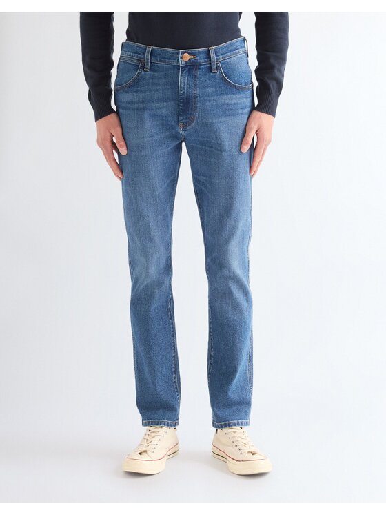 Wrangler Wrangler Jeansy LARSTON Niebieski Slim Fit