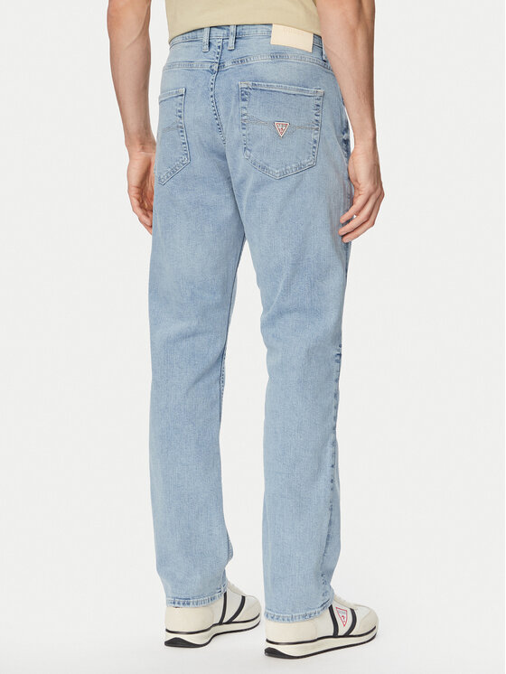 Guess Guess Farmer M6GA31 D0779 Világoskék Straight Fit
