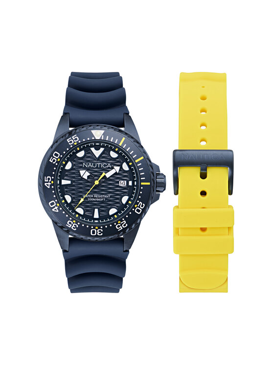 Nautica Nautica Ceas Sporty SET NAPSDS506 Bleumarin
