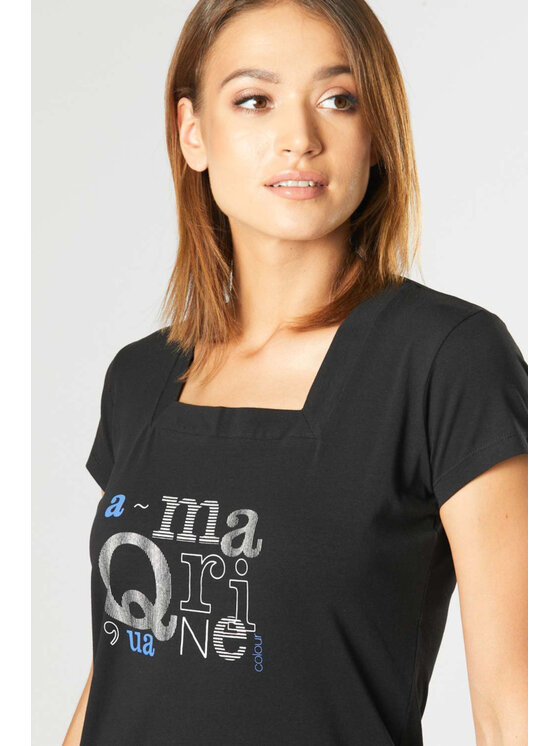 QUIOSQUE QUIOSQUE Halenka QUIOSQUE 1LQ003259 Černá Regular Fit