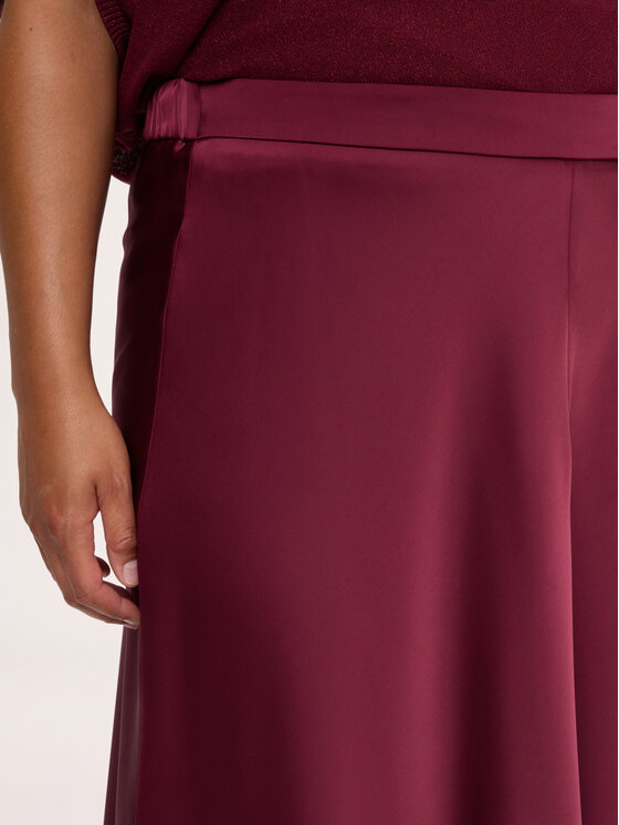 Fiorella Rubino Fiorella Rubino Spódnica maxi 1008L000535N036 Bordowy Flared Fit