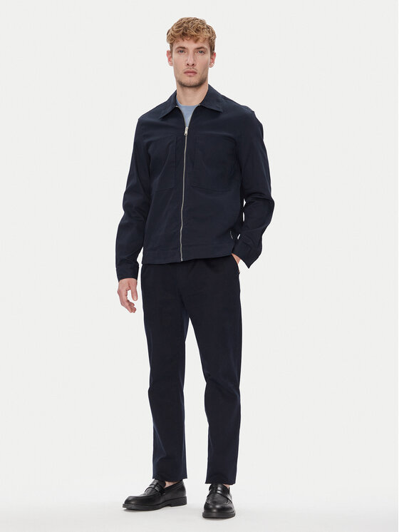 Marc O'Polo Marc O'Polo Риза-яке 526 0953 74166 Тъмносин Regular Fit