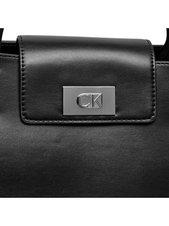 Calvin Klein Calvin Klein Τσάντα Ck Push Medium Shopper K60K612148 Μαύρο