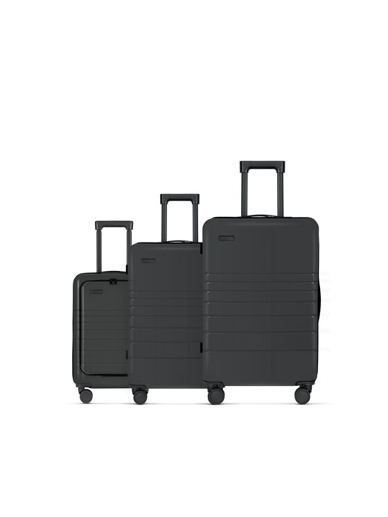 Komplet walizek, rozmiar S/M/L, Szary, E1
