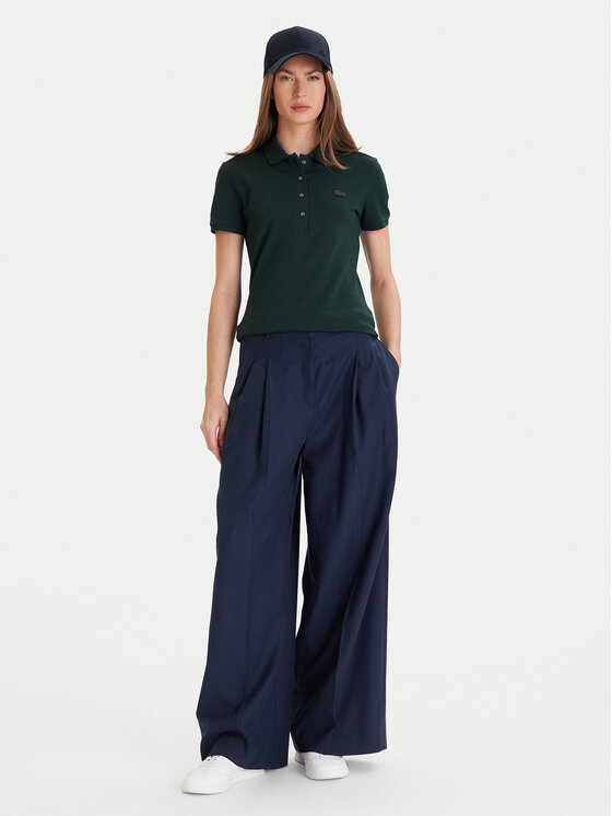 Lacoste Lacoste Tricou polo PF5462 Verde Slim Fit