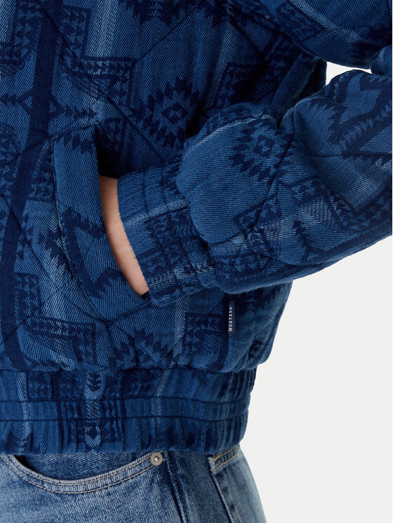 Mustang Mustang Bomberjacke Bouse 1016739 Blau Regular Fit