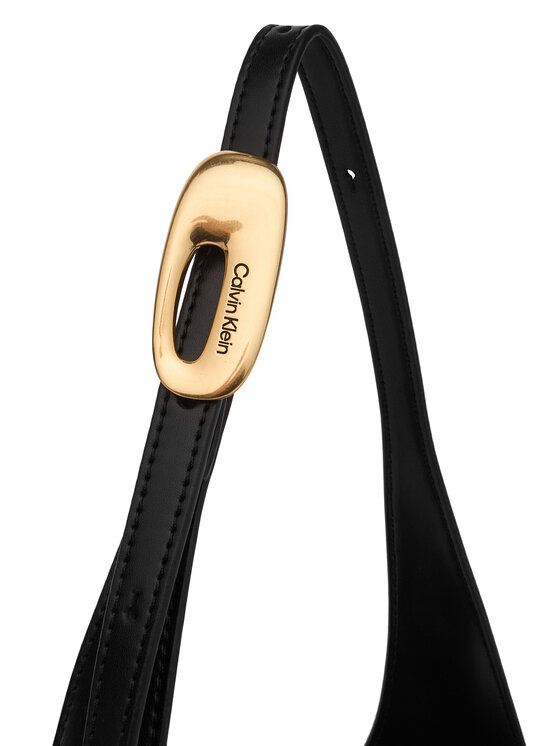 Calvin Klein Calvin Klein Soma Hardware Adj Strap Medium Bag LV04F3402G Melns