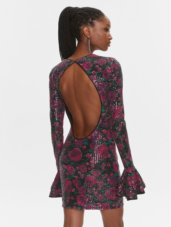 ROTATE ROTATE Abito da cocktail 112353 Rosa Slim Fit