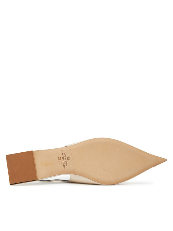 Elisabetta Franchi Elisabetta Franchi Balerīnas SA-07L-51E2 Écru