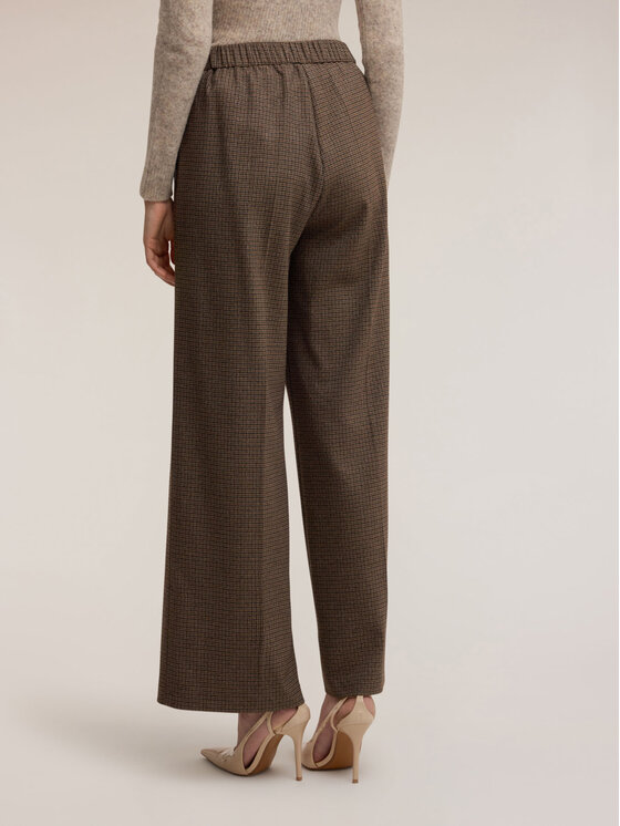 Motivi Motivi Pantaloni di tessuto P01UQ004626N0Z2 Marrone Over Fit