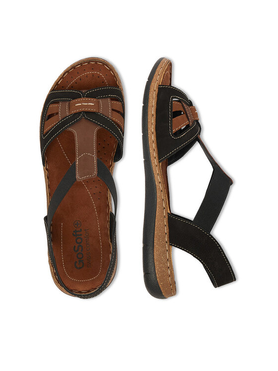 Go Soft Go Soft Sandalen CEO-WI23-4773-08 Schwarz