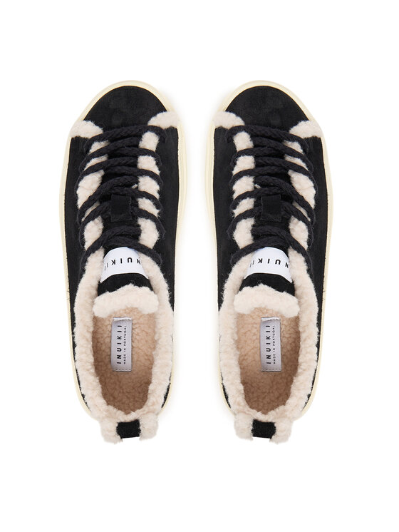 Inuikii Inuikii Sneakers Shearling Low 1001.001.0242 Negru