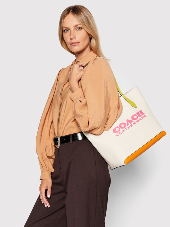 Coach Coach Τσάντα Cb Ltr Kia Tot CA097 Μπεζ