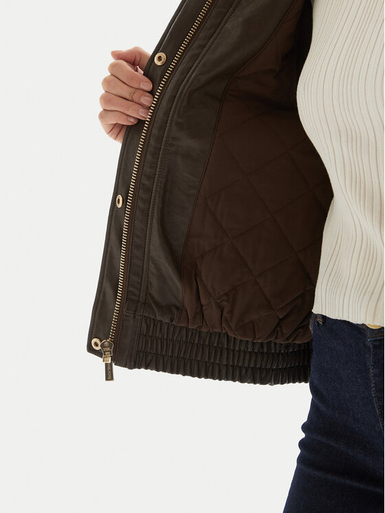 MICHAEL Michael Kors MICHAEL Michael Kors Bunda z imitácie kože 77A1487M52 Hnedá Relaxed Fit
