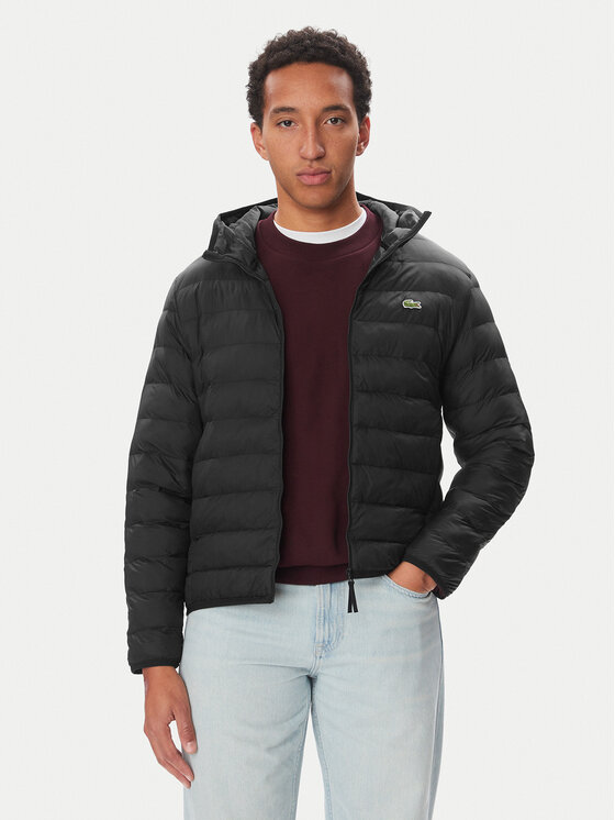 Lacoste Lacoste Prehodna jakna BH8714 Črna Regular Fit