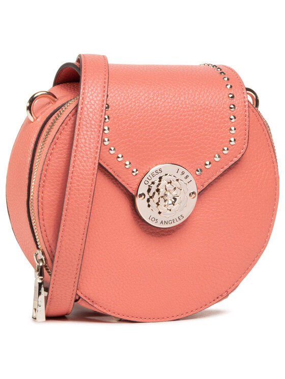 Guess Guess Дамска чанта Belle Isle Mini HWVG77 44730 Оранжев