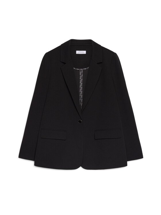 Fiorella Rubino Fiorella Rubino Giacca outdoor Q529T000212N033 Nero A-Line Fit