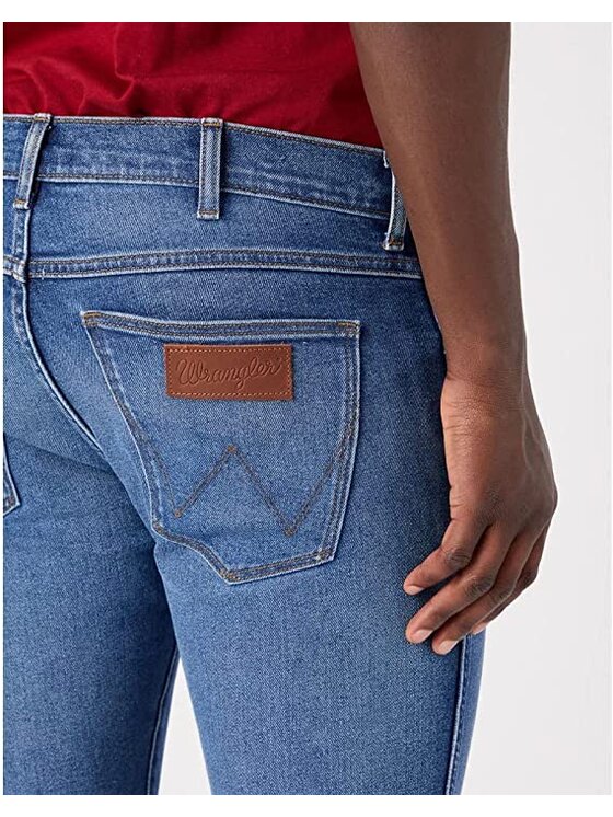 Wrangler Wrangler Jeansy LARSTON Niebieski Slim Fit
