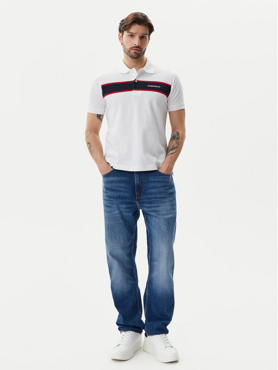 Guess Jeans Guess Jeans Polokošeľa M5GP29 KCJV1 Biela Regular Fit