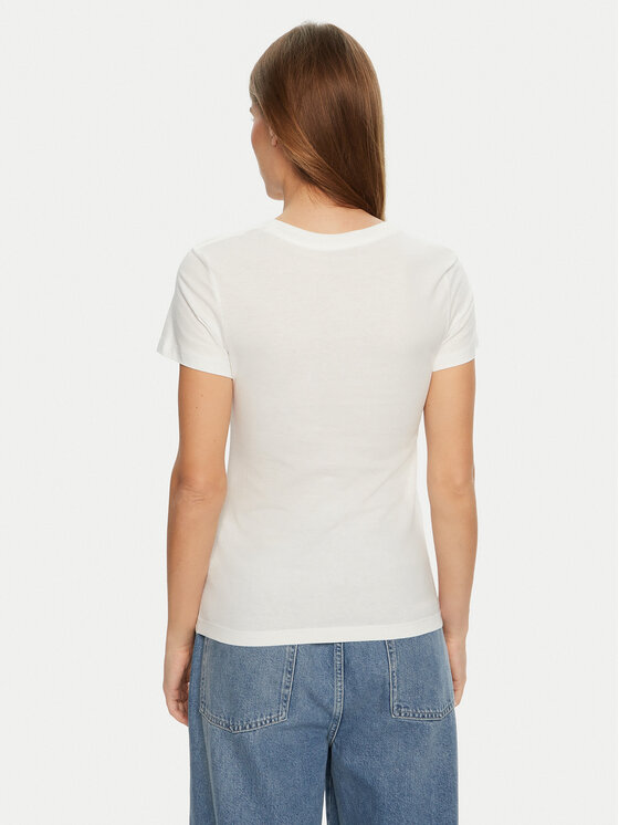 Calvin Klein Jeans Calvin Klein Jeans Tričko Institutional Graphic J20J224990 Biela Slim Fit