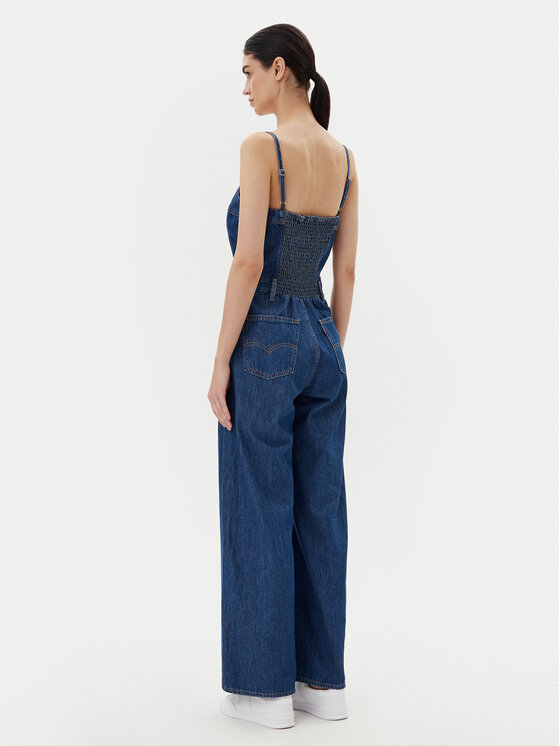 Levi's® Levi's® Overal Bustier 001WC-0003 Modrá Slim Fit