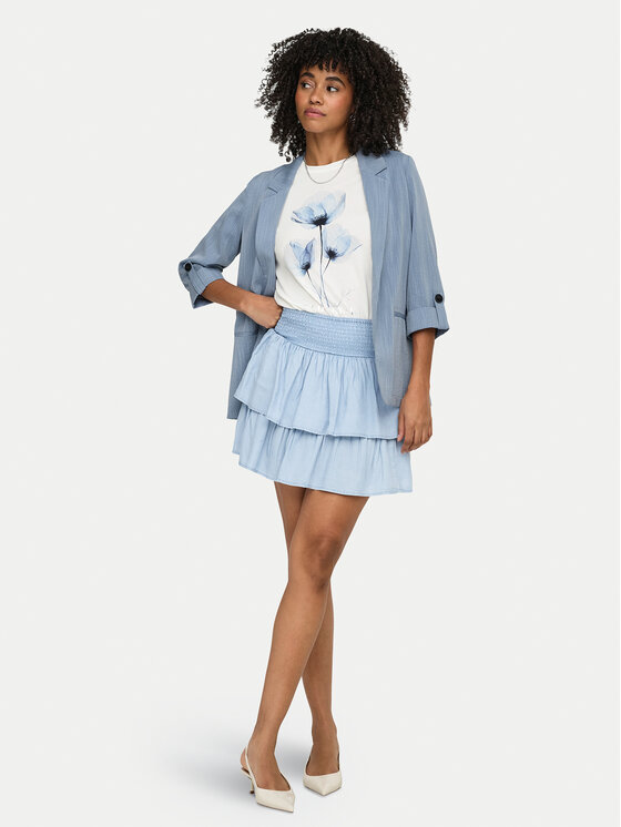 ONLY ONLY Φούστα mini Charis 15363983 Ανοιχτό μπλε Regular Fit