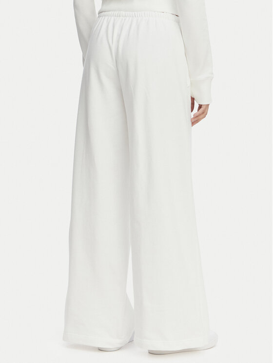 Tommy Jeans Tommy Jeans Spodnie dresowe Metallic Logo DW0DW22735 Biały Wide Leg