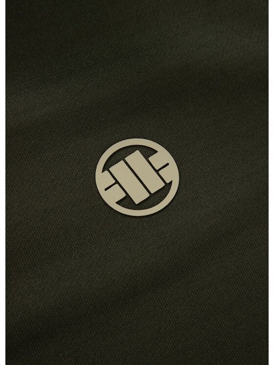 PITBULL PITBULL Bluza Bluza męska rozpinana Oldschool Tape Logo M Zielony Regular Fit