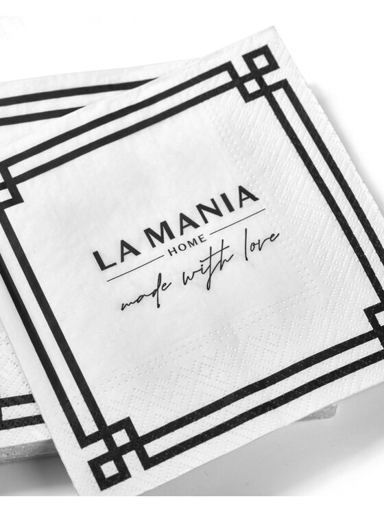 La Mania La Mania Serwetki Imperial Biały