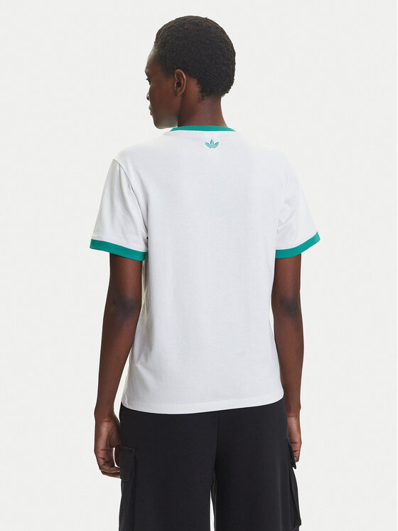 adidas adidas T-Shirt Retro Tennis JY0276 Weiß Regular Fit